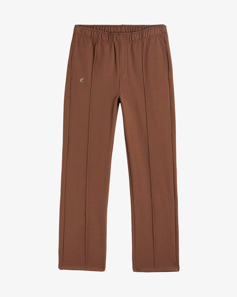 【INCHANT ME】[unisex] Summer pintuck wide jogger pants PINTUCK_SWEATPANTS_FADED_BROWN